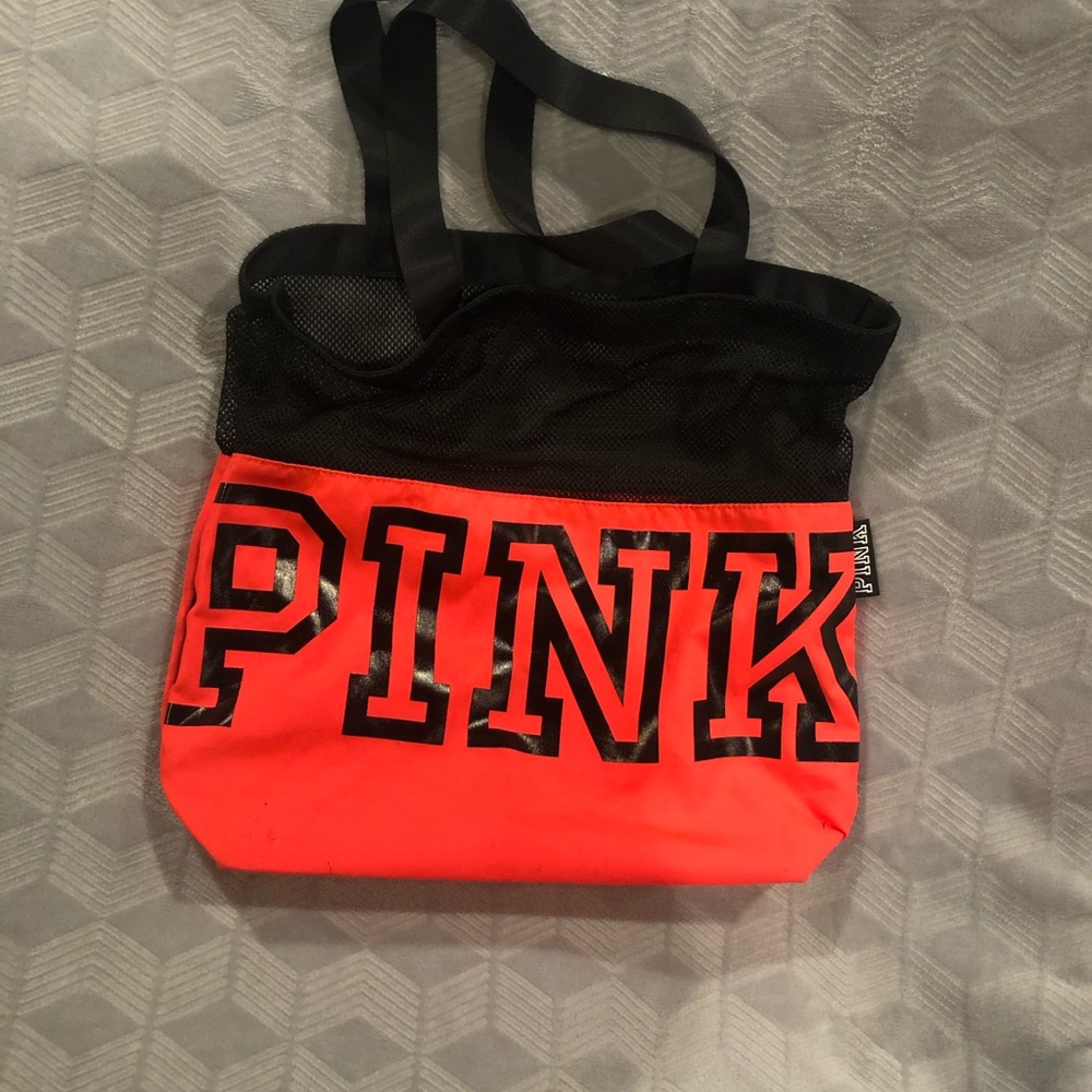 Pink gym bag